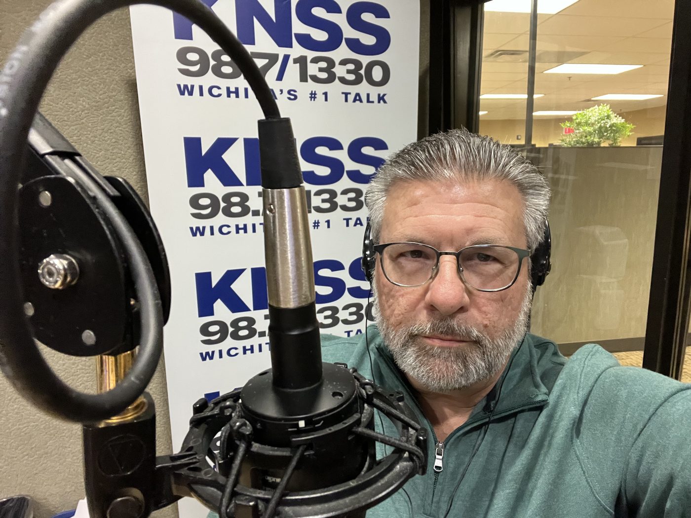 On-air interview at KNSS