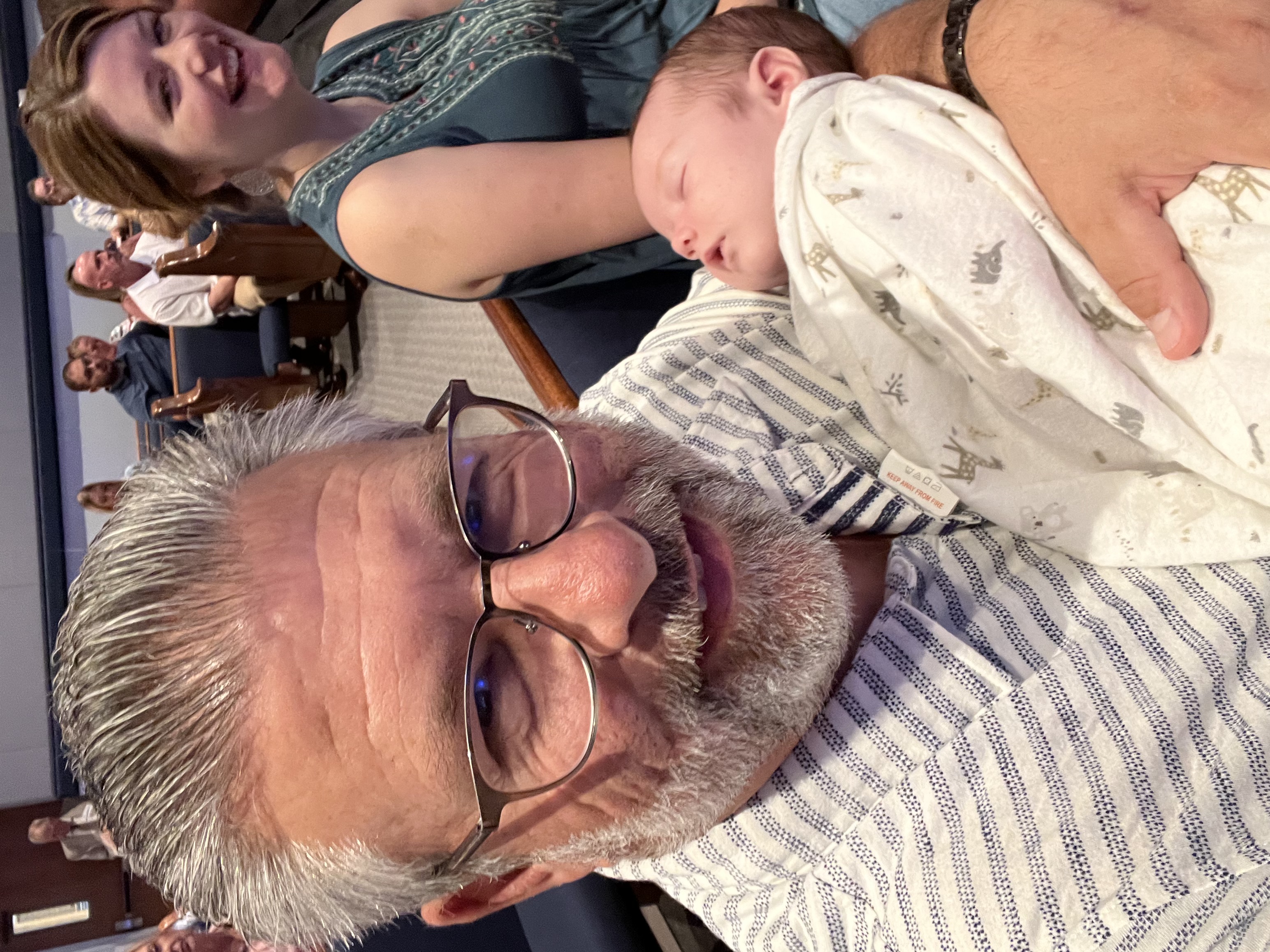 A proud grandfather