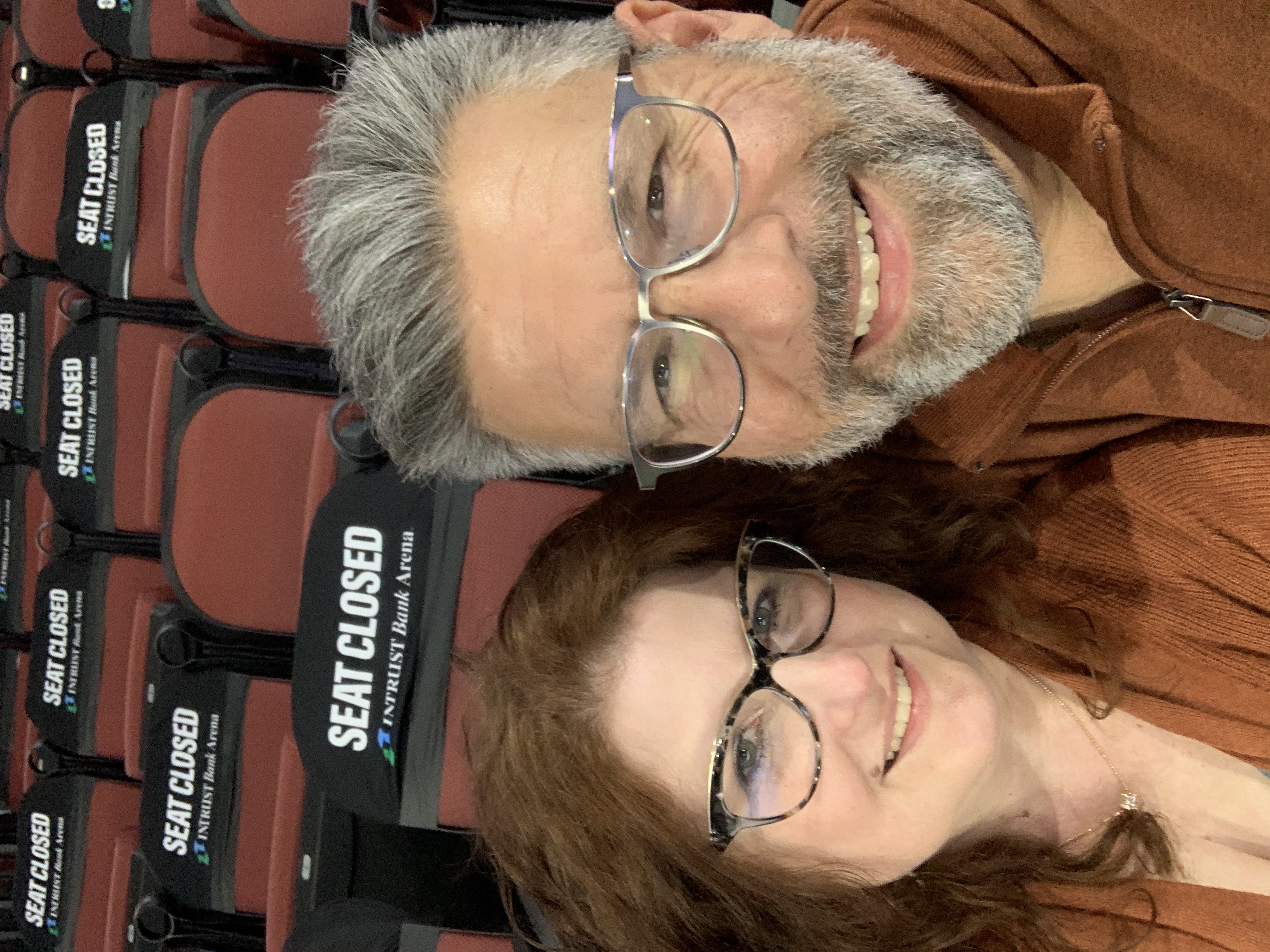 Jim and Leah at INTRUST Bank Arena